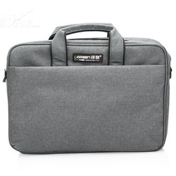 綠聯30315 筆記本電腦包 蘋果 聯想單肩手提包 抗震 防水電腦專用包 15寸 灰色家電配件產品圖片3素材 it168家電配件圖片大全